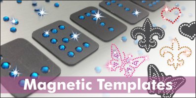 Magnetic Rhinestone Templates