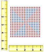 2 Color Rhinestone Design